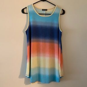 Rainbow tank top